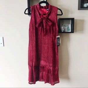 NWT {Karl Lagerfeld} Red velvet dress